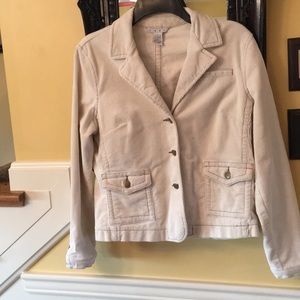 Cabi tan corduroy jacket blazer